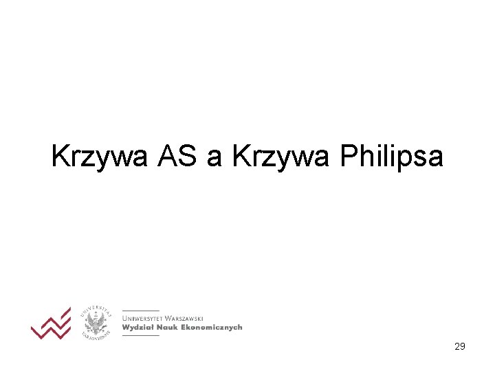 Krzywa AS a Krzywa Philipsa 29 