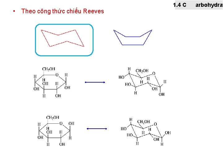  • Theo công thức chiếu Reeves 1. 4 C arbohydrat 