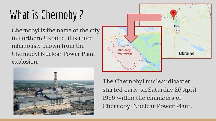 The Chernobyl Disaster Presented by Diana S Madeline