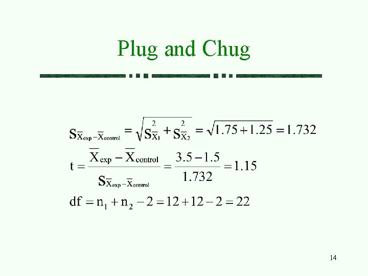 Plug and Chug 14 