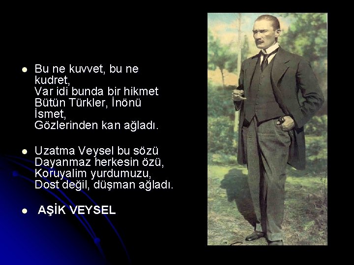 l Bu ne kuvvet, bu ne kudret, Var idi bunda bir hikmet Bütün Türkler, l Bu ne kuvvet, bu ne kudret, Var idi bunda bir hikmet Bütün Türkler,
