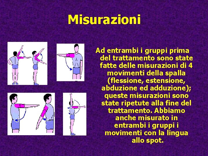 Misurazioni Ad entrambi i gruppi prima del trattamento sono state fatte delle misurazioni di Misurazioni Ad entrambi i gruppi prima del trattamento sono state fatte delle misurazioni di