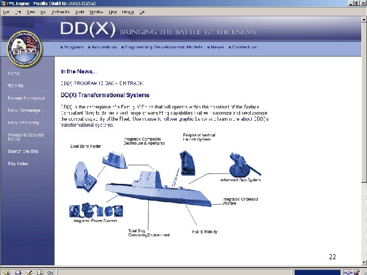 DD(X) Overview 22 