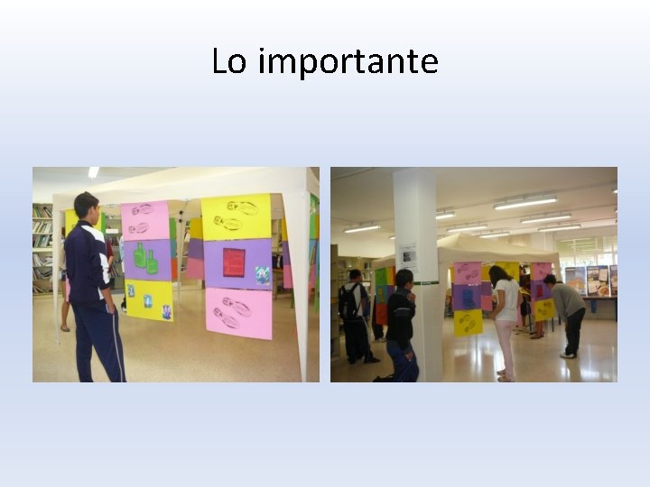 Lo importante 