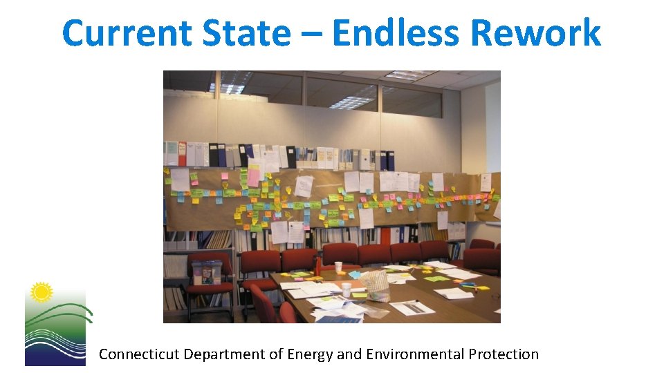 Current State – Endless Rework Connecticut Department of Energy and Environmental Protection Current State – Endless Rework Connecticut Department of Energy and Environmental Protection