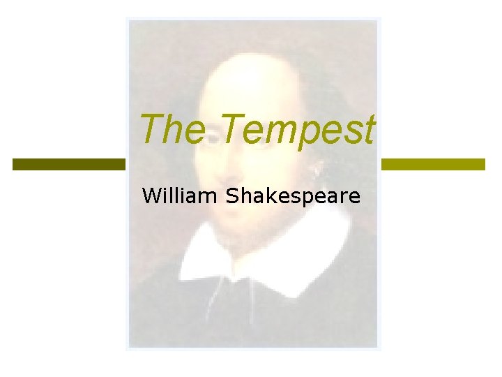 The Tempest William Shakespeare 