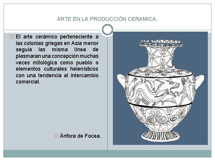 ARTE EN LA PRODUCCIÓN CERAMICA. � El arte cerámico perteneciente a las colonias griegas ARTE EN LA PRODUCCIÓN CERAMICA. � El arte cerámico perteneciente a las colonias griegas