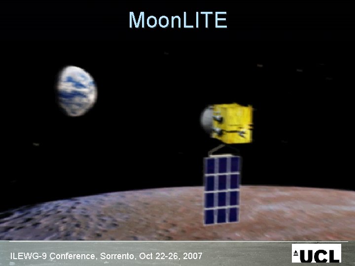 Moon. LITE ILEWG-9 Conference, Sorrento, Oct 22 -26, 2007 