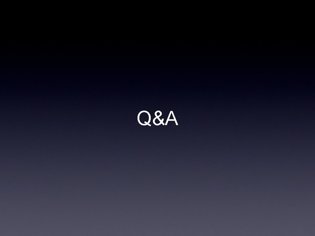 Q&A 