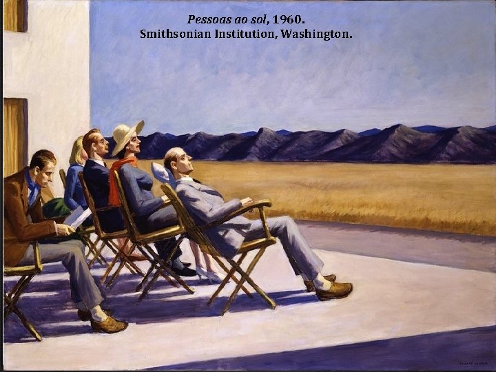 Pessoas ao sol, 1960. Smithsonian Institution, Washington. 