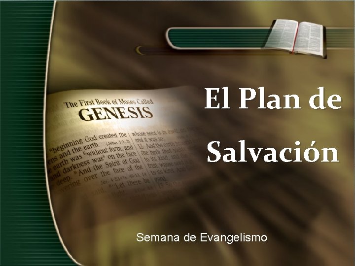 El Plan de Salvación Semana de Evangelismo 
