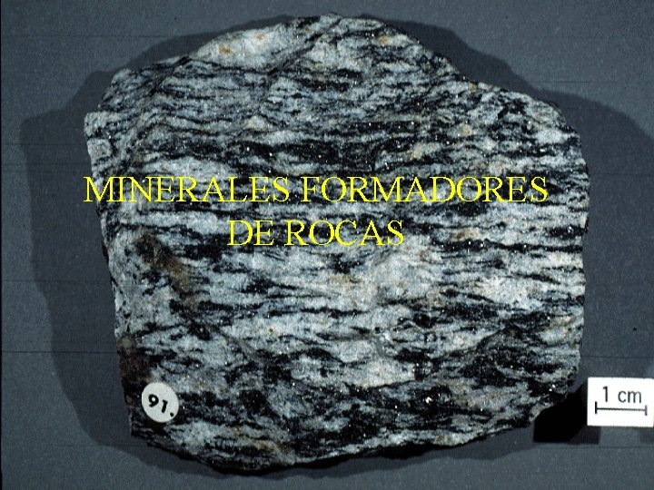 MINERALES FORMADORES DE ROCAS 