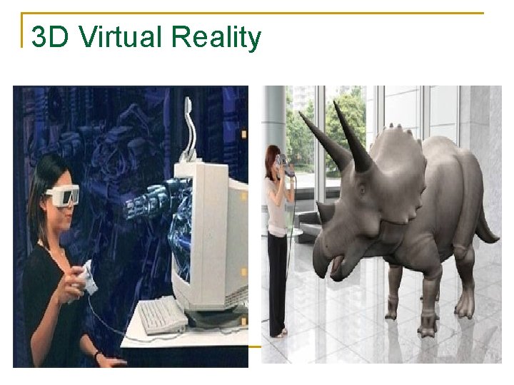 3 D Virtual Reality 