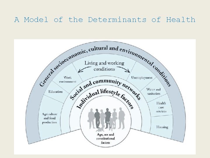 A Model of the Determinants of Health 