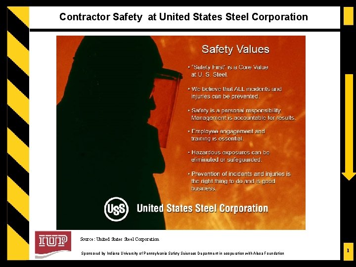 Contractor Safety at United States Steel Corporation Source: United States Steel Corporation Sponsored by
