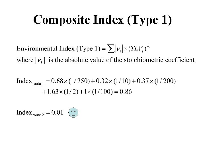Composite Index (Type 1) Composite Index (Type 1)