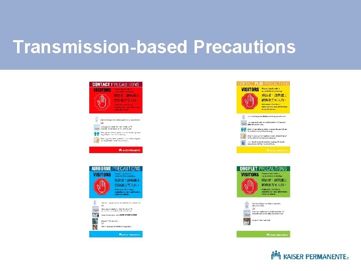 Transmission-based Precautions 