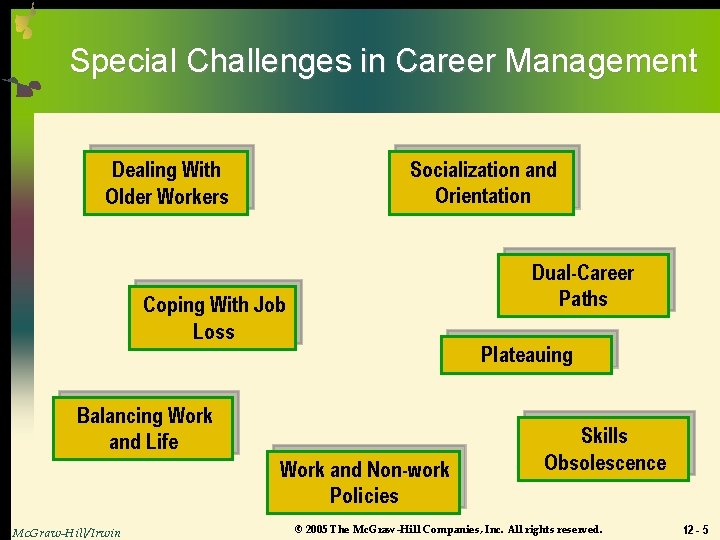 Special Challenges in Career Management Socialization and Orientation Dealing With Older Workers Dual-Career Paths