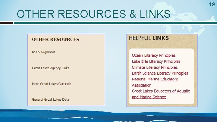 19 OTHER RESOURCES & LINKS 