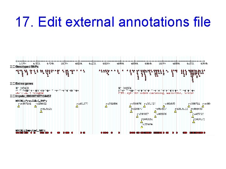 17. Edit external annotations file 