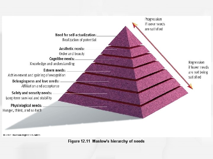 Figure 12. 11 Maslow’s hierarchy of needs 