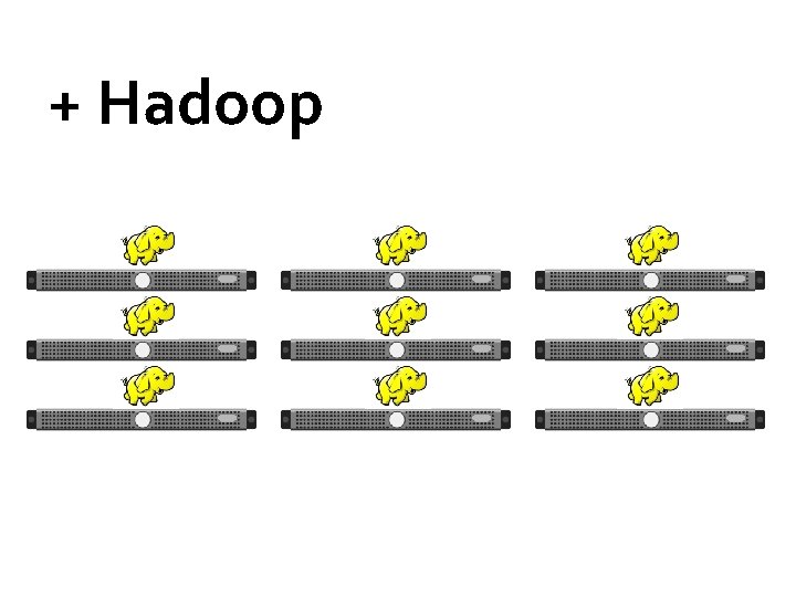 + Hadoop 