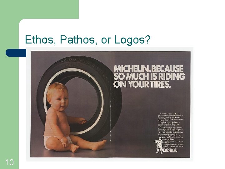 Ethos, Pathos, or Logos? 10 Ethos, Pathos, or Logos? 10