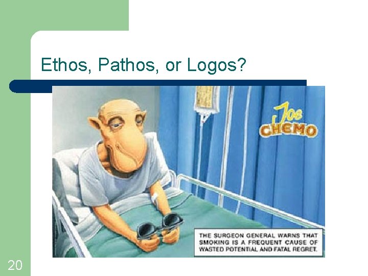 Ethos, Pathos, or Logos? 20 Ethos, Pathos, or Logos? 20