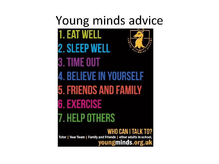 Young minds advice 