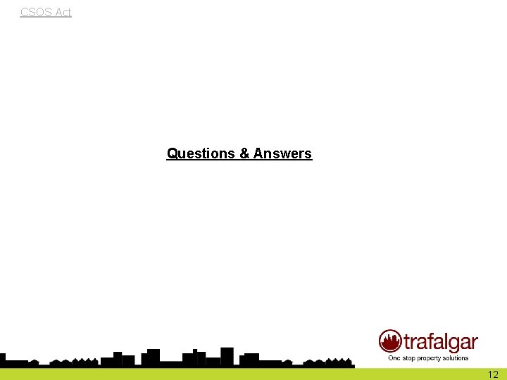 CSOS Act Questions & Answers 12 