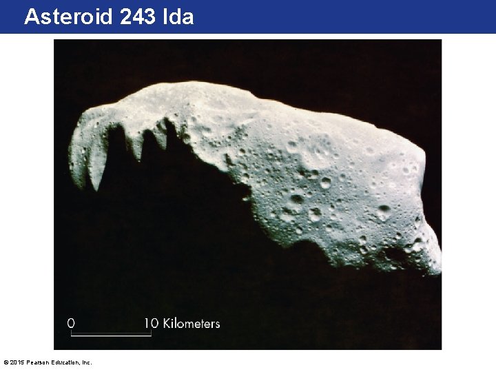 Asteroid 243 Ida © 2015 Pearson Education, Inc. 