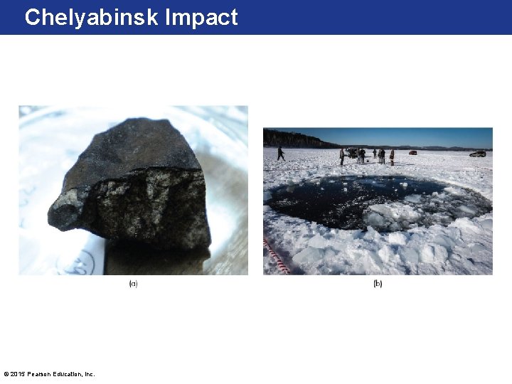 Chelyabinsk Impact © 2015 Pearson Education, Inc. 