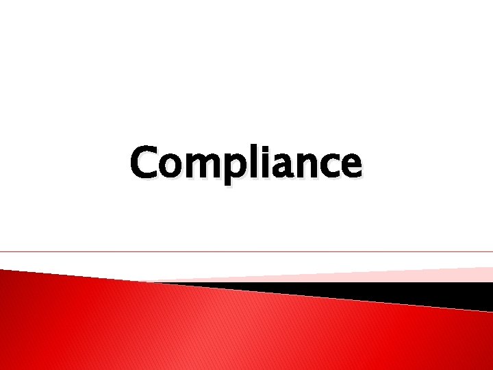 Compliance 