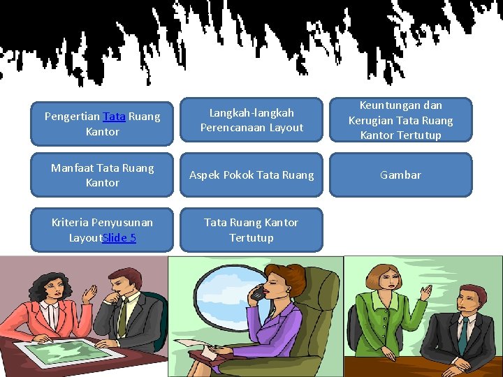 Pengertian Tata Ruang Kantor Langkah-langkah Perencanaan Layout Keuntungan dan Kerugian Tata Ruang Kantor Tertutup