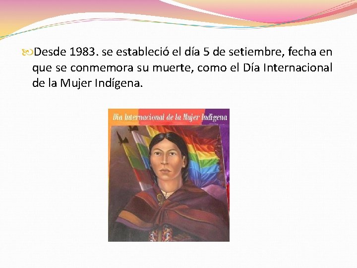 Desde 1983. se estableció el día 5 de setiembre, fecha en que se Desde 1983. se estableció el día 5 de setiembre, fecha en que se