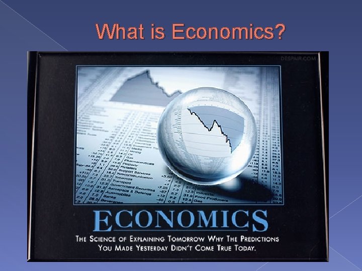 What is Economics? 