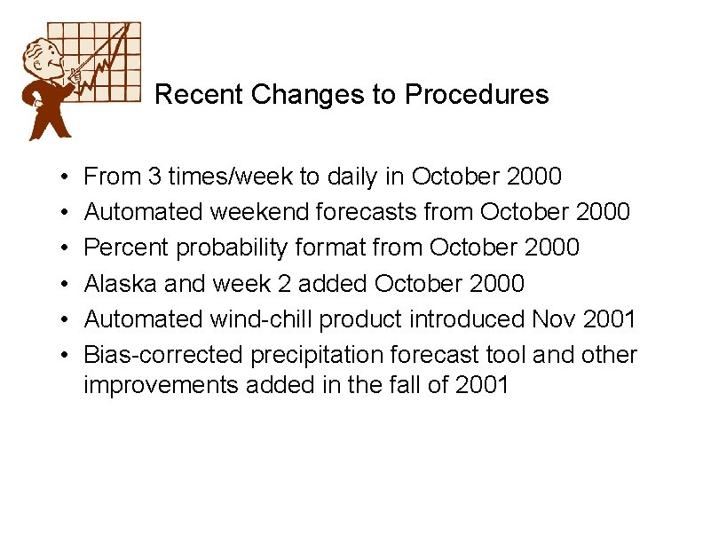 Recent Changes to Procedures • • • From 3 times/week to daily in October