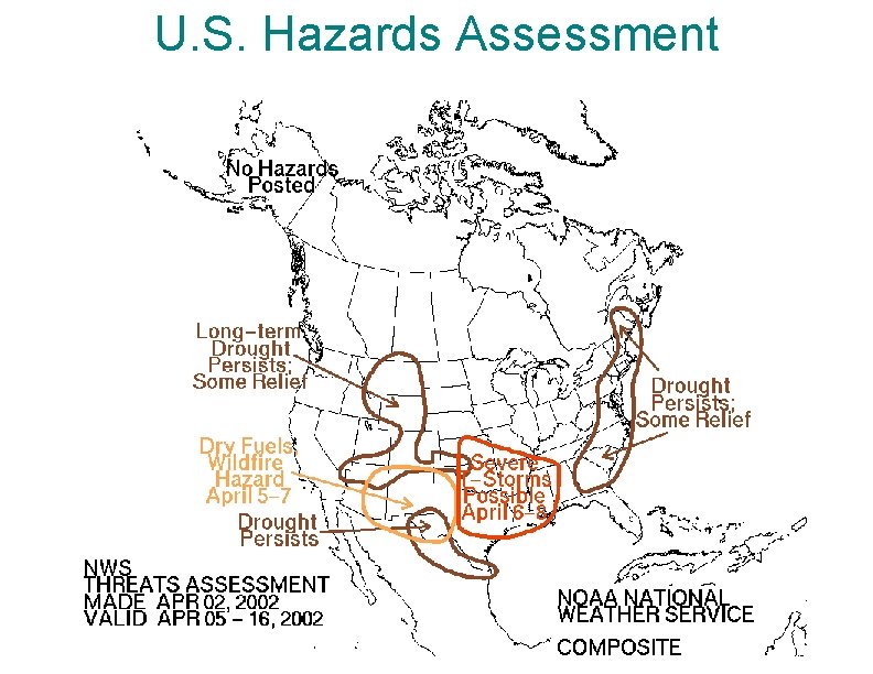 U. S. Hazards Assessment 