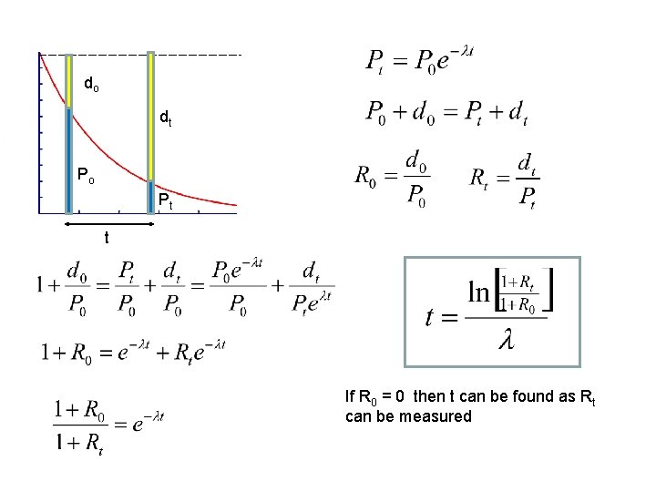 do dt Po Pt t If R 0 = 0 then t can be