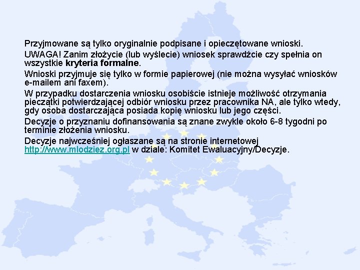 Przyjmowane są tylko oryginalnie podpisane i opieczętowane wnioski. UWAGA! Zanim złożycie (lub wyślecie) wniosek Przyjmowane są tylko oryginalnie podpisane i opieczętowane wnioski. UWAGA! Zanim złożycie (lub wyślecie) wniosek