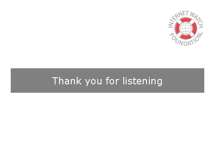 Thank you for listening 