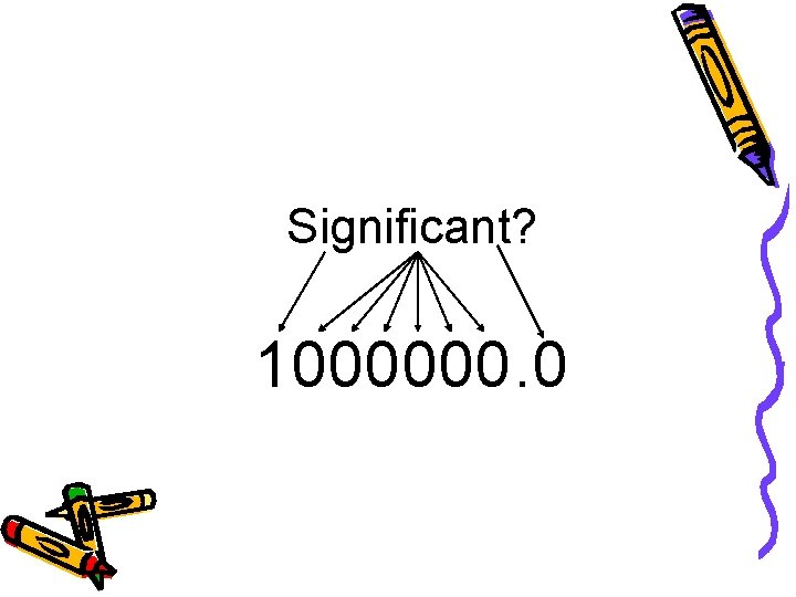 Significant? 1000000. 0 