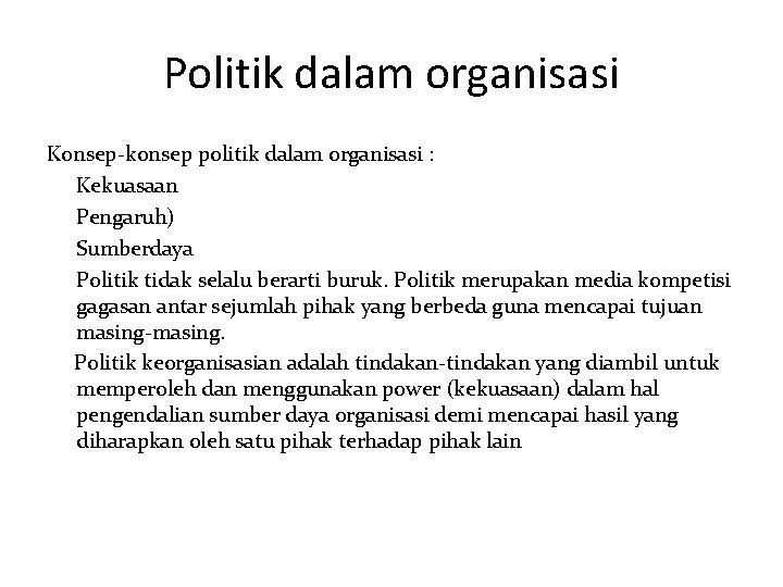 Kekuasaan Dan Politik Kepemimpinan Materi 1 Definisi Kekuasaan