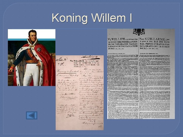 Koning Willem I 