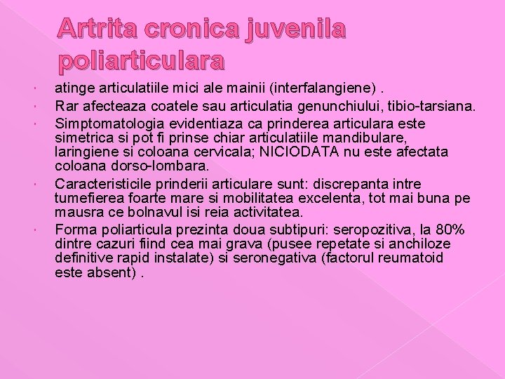 artrita juvenila reactiva)