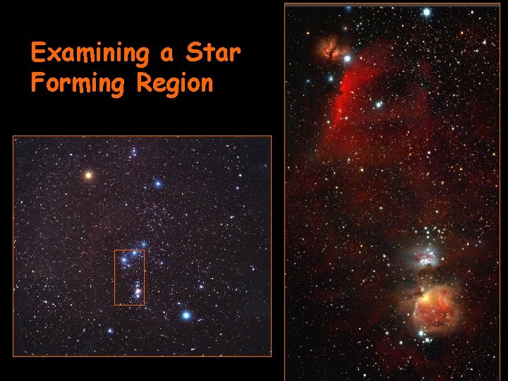 Examining a Star Forming Region 