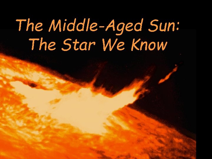 The Middle-Aged Sun: The Star We Know 