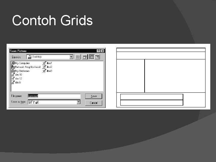 Contoh Grids 