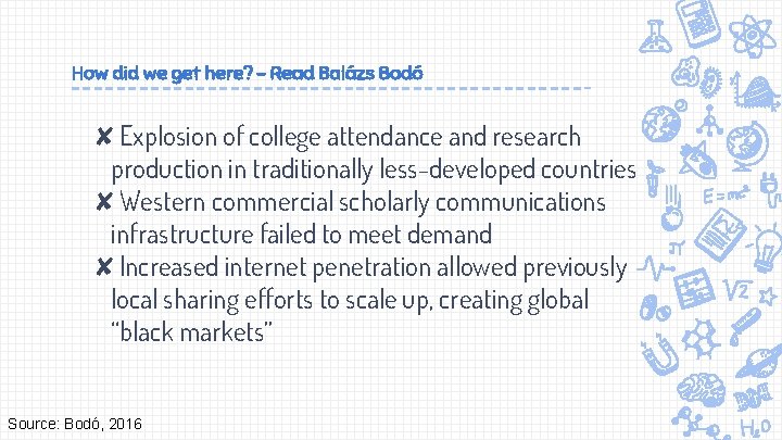How did we get here? - Read Balázs Bodó ✘Explosion of college attendance and