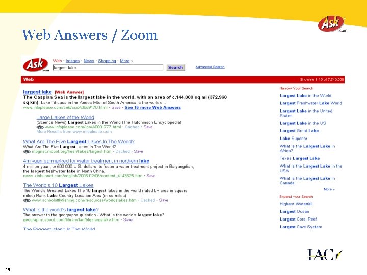 Web Answers / Zoom 19 